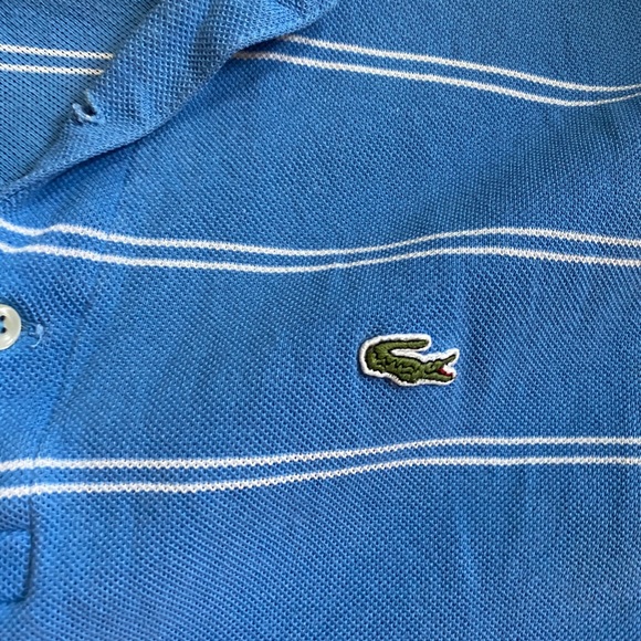 Lacoste men’s blue shirt size 6 - Picture 2 of 3